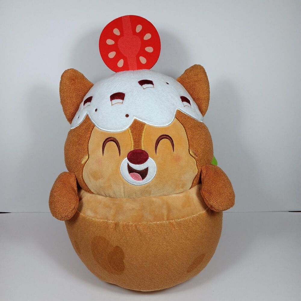 Disney Munchlings - Chip & Dale - Street Food Fusion Falafel Pita Dale Plush 15"